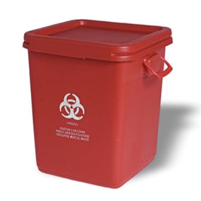 28 Gal BioWaste Plastic Container