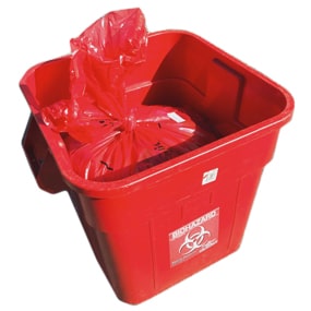 32 Gal BioWaste Plastic Container