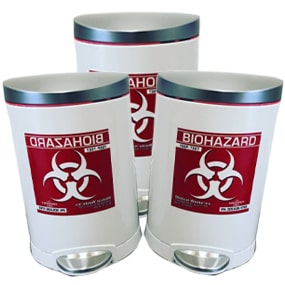 3 Gal BioWaste Containers For Office Patients Room