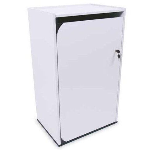 30 Gallons Document Shredding Container Console, Self-locking Cabinet - Image 2